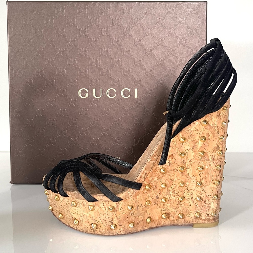 AUTHENTIC GUCCI WEDGES - Picture 7 of 16